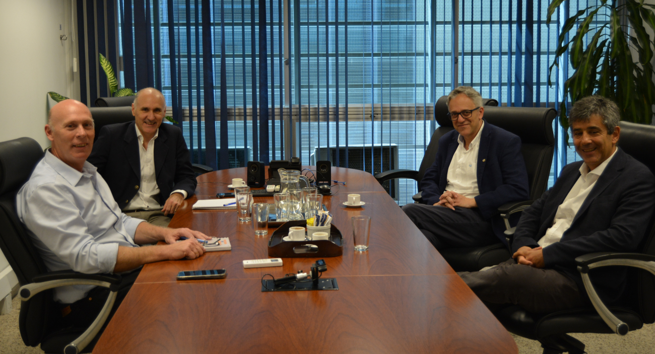 Mario Piacenza, Pablo Gutiérrez, Rodrigo Arim y Jorge Polgar