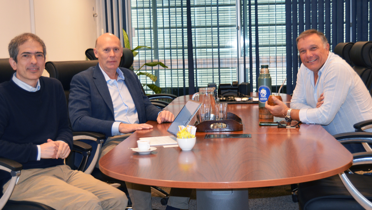 Autoridades de CND e Intendente de Rocha