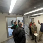 Visita a las obras